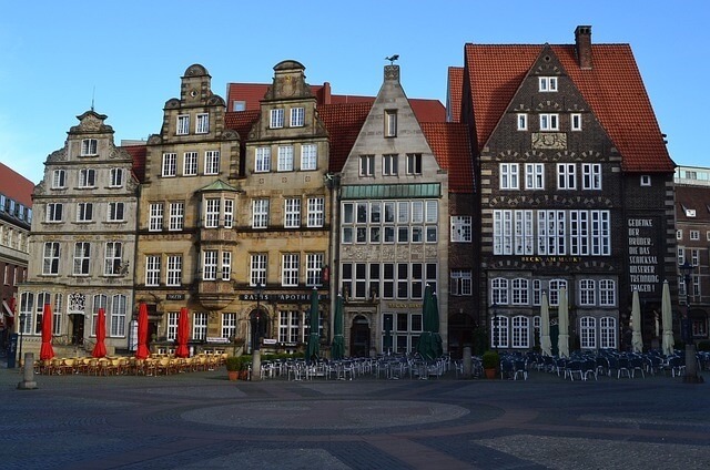 Blick auf Bremer Marktplatz