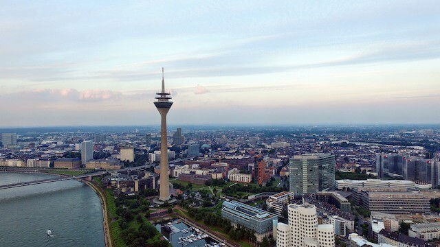 Trauerredner Düsseldorf - Blick auf die Stadt