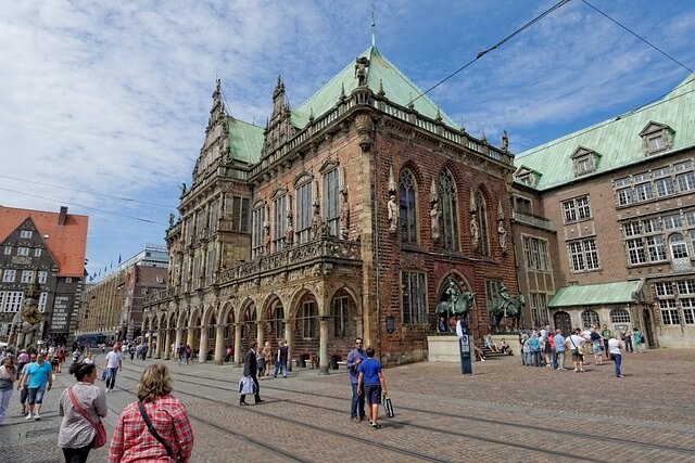 Trauerredner Bremen | Blich auf das Bremer Rathaus