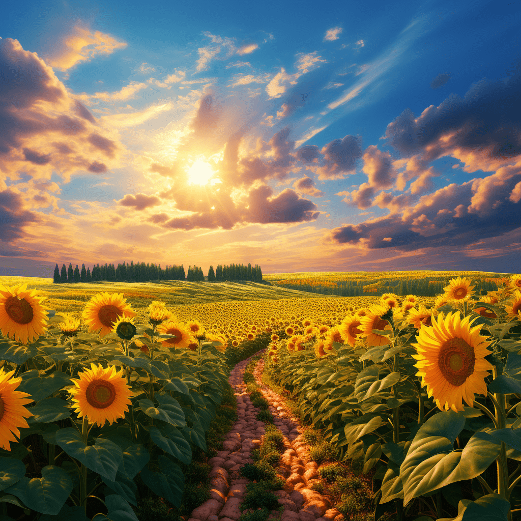 Trauredner Oldenburg - die besten Anbieter finden 1 Freie Trauung Oldenburg - wundervolles Feld mit Sonnenblumen-min