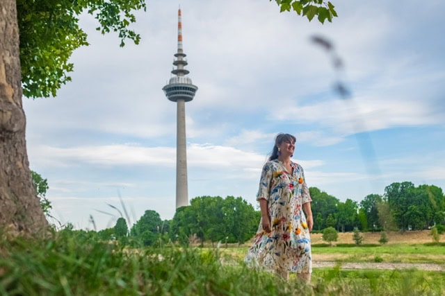 Trauredneri Ingrid Wolthusen am Fernsehturm