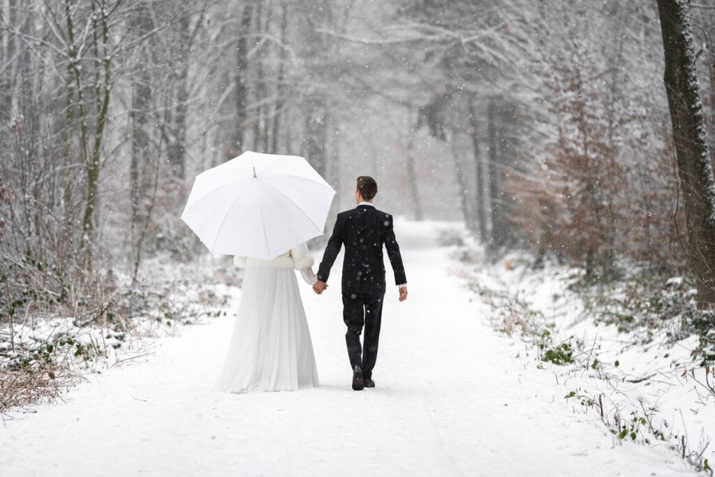 Wann heiraten - tolle Winterhochzeit