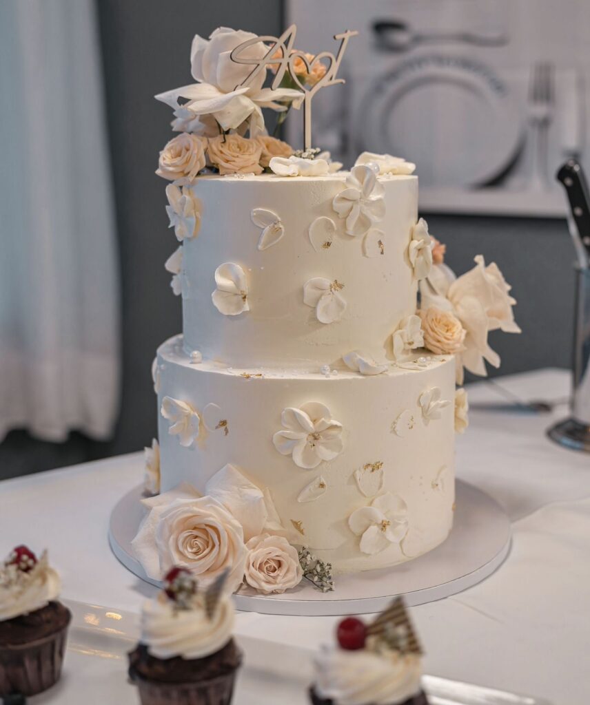 Hochzeitstorte auf Freier Trauung mit Birgit Gottas