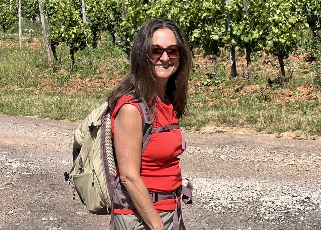 Hier sieht man unsere Freie Rednerin Karin Stengel